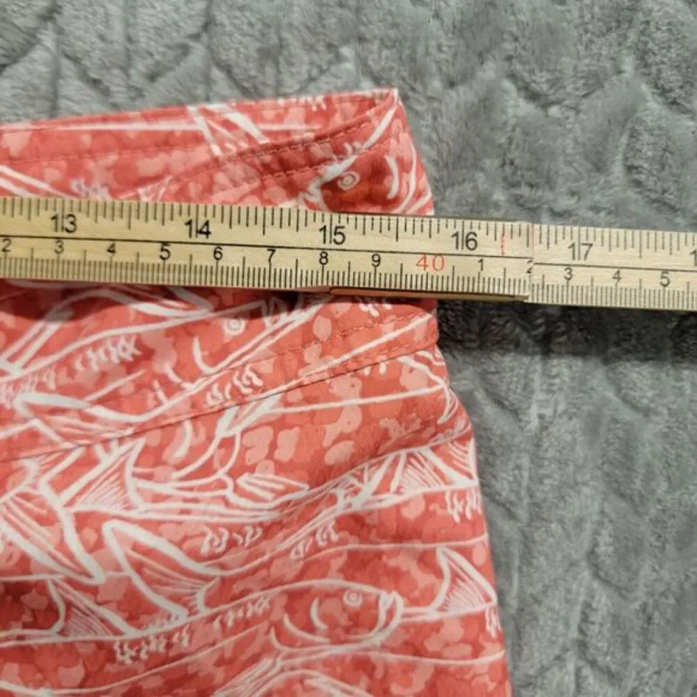 Vineyard‎ Vines Men's Swim Board Shorts Sz 30 Coral Pink Fish Surfing